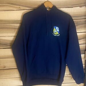 Blue Angels Navy Blue Hoodie with Emblem size large